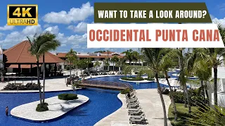 Take a Tour of Occidental Punta Cana's Stunning Grounds and Picture-Perfect Pool - Pt. 1 | (4K)