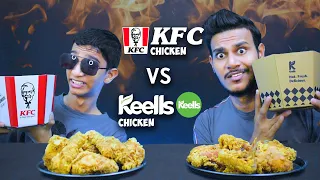 KFC vs KEELLS | CHICKEN BUCKET | FOOD REVIEW | SRI LANKAN FOOD | Magu ASMR