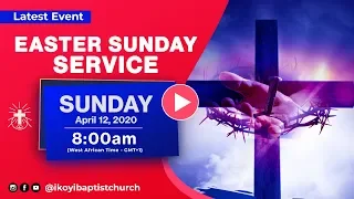 LIVE-STREAM: Easter Sunday Service  | April 12, 2020