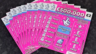 National Lottery Scratch Cards - £500,000 Pink