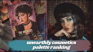 Ranking My Unearthly Cosmetics Palettes