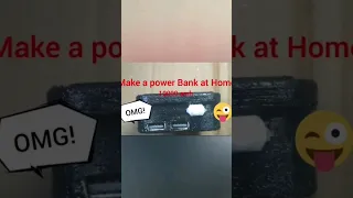 How to make a power Bank at Home 🥶 low price 🤑 #powerbank  #electronicscomponents # lithiumbattery