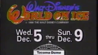 Walt Disney's World On Ice Commercial  - Seattle - Tacoma Dome (1990)
