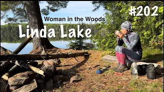 202) Linda Lake (solo packraft, portage & backcountry camp)