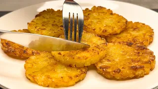 Quick recipe made with just 1 potato! God, how delicious! Easy and crunchy snack!