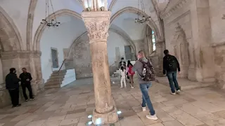 Come with me to visit the place where Jesus held the Last Supper in Jerusalem (Cenacle - Cenaculum).