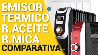 ¿EL MEJOR RADIADOR? EMISOR TERMICO vs RADIADOR DE ACEITE vs RADIADOR DE MICA Comparativa