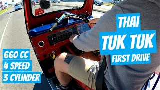 Driving a Tuk Tuk for the first time - @MovingOurWorld