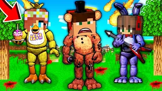 ZOSTALIŚMY ANIMATRONIKAMI Z FNFAF W MINECRAFT?! GPLAY & LUMI