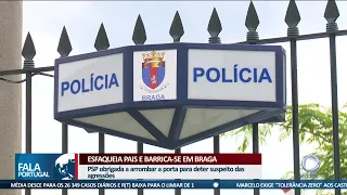 Esfaqueia pais e barrica-se em Braga