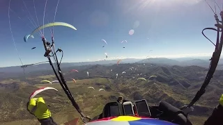 Mid-air collision during Paragliding World Cup