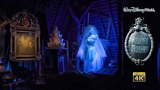 The Haunted Mansion On Ride Low Light 4K POV with Queue Walt Disney World 2021 03 05