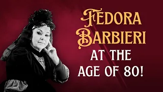 Fedora Barbieri demonstrates her strong chest voice at the age of 80‼️