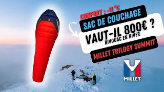 LE MEILLEUR SAC DE COUCHAGE pour l'HIVER : MILLET TRILOGY SUMMIT vaut-il vraiment 800€ ?