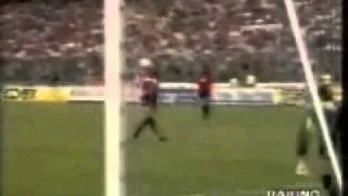 Franco Baresi in goal vs Padova - Campionato 1995-96 - Servizio di 90° Minuto