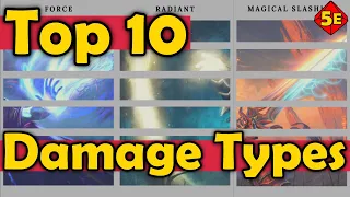 Top 10 Best Types of Damage To Deal in DnD 5e