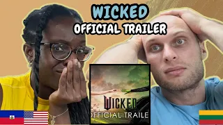 Wicked Official Trailer Reaction | FIRST TIME WATCHING
