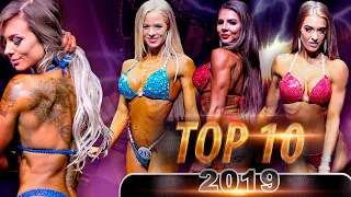 TOP 10 BIKINI FITNESS & WELLNESS FITNESS 2019 Countdown