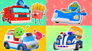 Vroom Vroom Race  +More | Yummy Foods Family Collection | Best Cartoon for Kids