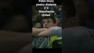 Peter Drury poetry Atalanta 2-2 Manchester United