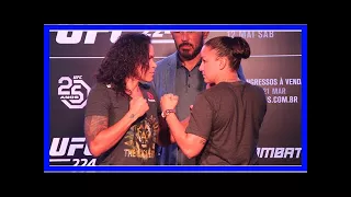 UFC 224: Amanda Nunes vs. Raquel Pennington staredown