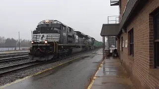 Railfanning Pomona Yard (Greensboro, NC): Ft. Military train