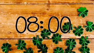8 Minute St. Patrick’s Day Countdown Timer With Music ☘️🎵