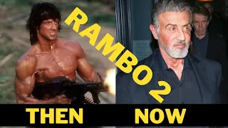 Rambo First Blood Part 2 (1985) Movie Cast Yesterday Today How they change in 2022!!!