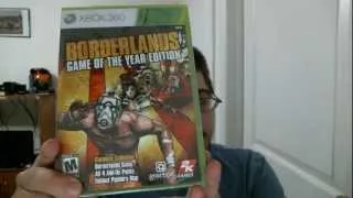 Borderlands Game Of The Year Edition Xbox 360 Unboxing