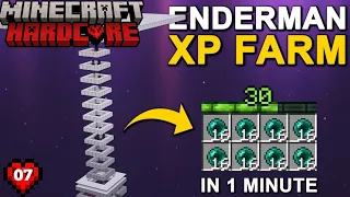 I MADE INFINITE XP FARM IN MINECRAFT HARDCORE💥😱