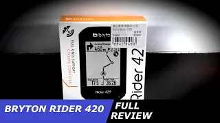 Bryton Rider 420 (full review)