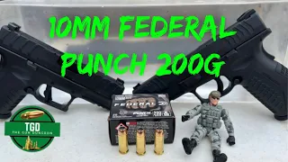 10mm Federal Punch 200gr | Clear Ballistics Gel | XDM 3.8 and 4.5