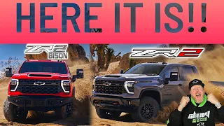 FINALLY!! Here is the FIRST EVER 2024 Chevrolet Silverado HD ZR2 & ZR2 BISON!