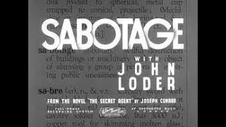 1936 - Sabotage Trailer