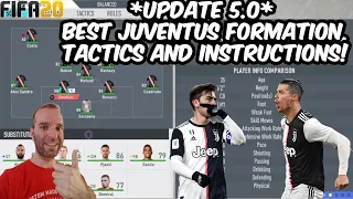 *UPDATE 5.0* FIFA 20 BEST JUVENTUS Formation, Tactics and Instructions