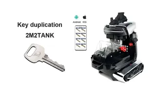 Duplicate Standard Key with 2M2 Tank 2 PRO Key Cutting Machine- OBDII365