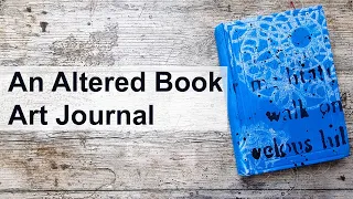 How I Make an Altered Book Art Journal #artjournal #alteredbook