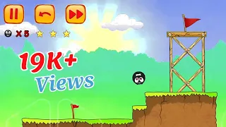 Red Ball 3 - Level #34 (2D physics platformer) | Slide To Play