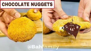 5 Minutes Evening Snacks | Crispy Chocolate Nuggets | Bah Family.