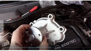 How to replace the water pump at home 1.7 cdti