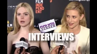 My LAFF 2018 Interviews with Elle Fanning & Lili Reinhart about 'GALVESTON'