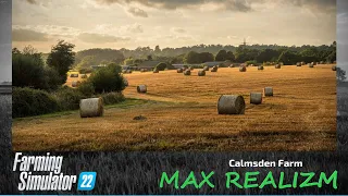 sianokosy  (MAX REALIZM)  farming simulator 22