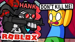 I Pretended To Be HANK In Roblox Friday Night Funkin