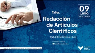 TALLER DE REDACCIÓN DE ARTÍCULOS CIENTÍFICOS