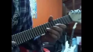 Microtonal rock guitar licks #1