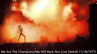 We Are The Champions/We Will Rock You Remastered (Live Detroit 11/18/1977)