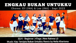 Engkau Bukan Untukku Line Dance | Beginner | Ell (INA) & Leo (INA)