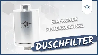 Filterwechel bei einem WALUTEC® Duschfilter | WALUTEC® GERMANY