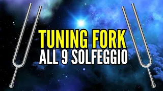 Tuning Fork Sound Healing with All 9 Solfeggio Frequencies