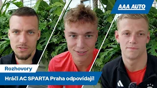 Hráči AC SPARTA Praha odpovídají! ⚽